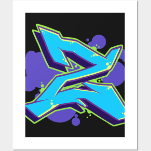 Letter Z -  Graffiti Street Art Style Posters and Art